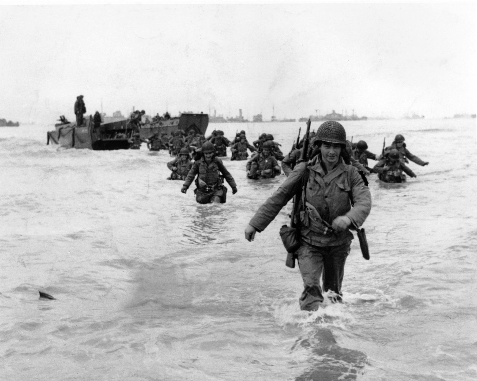 Reinforcements for Allies arrive in Normandy